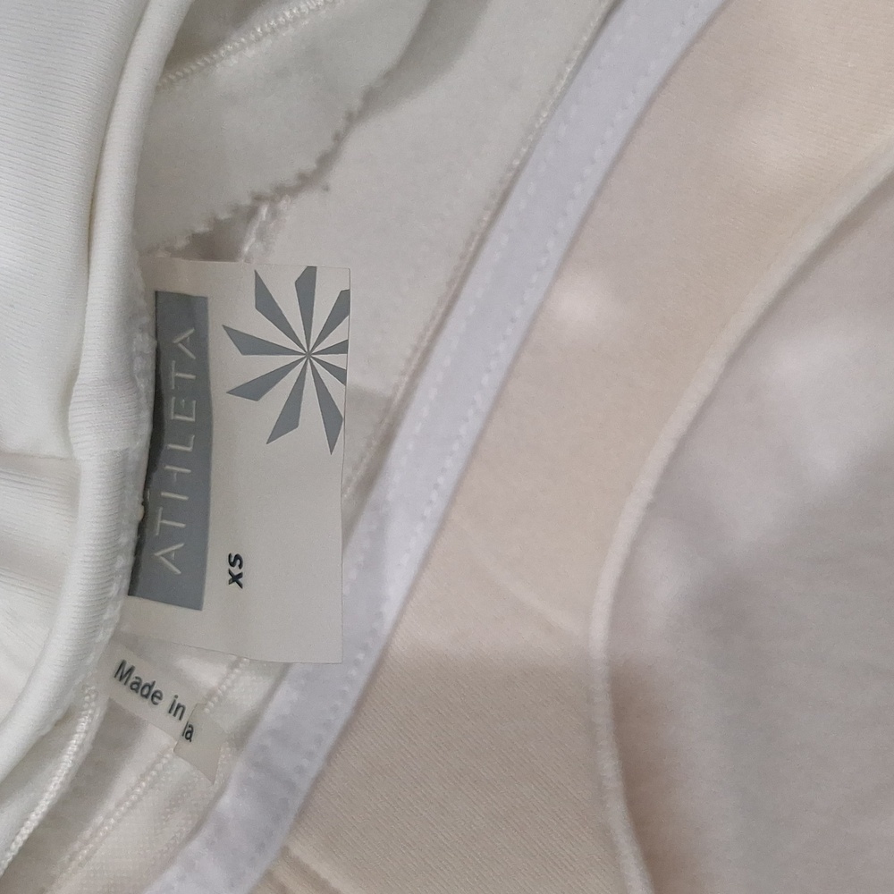 ATHLETA White Athletic Dress with Built in Bra - Picture 7 of 11